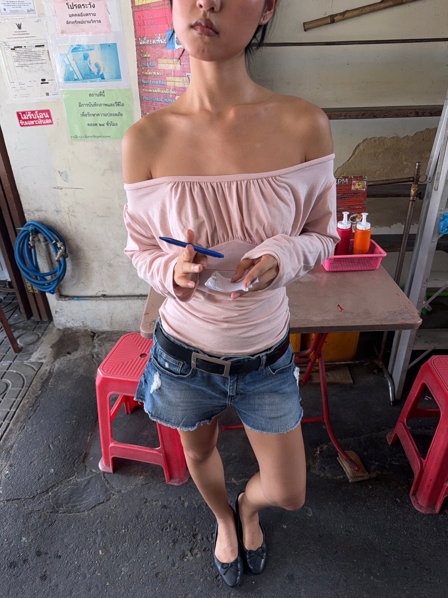 PENNY GATHERED TOP