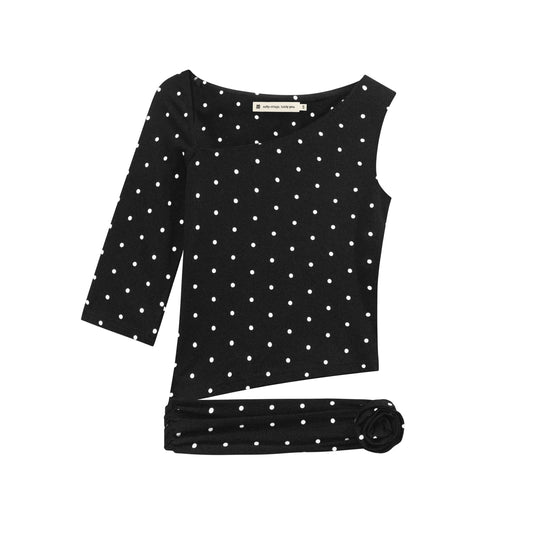 AIYA DOTTY—ONE SHOULDER TOP