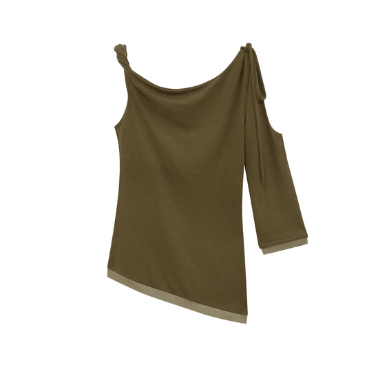 RYN ONE-SHOULDER CUT OUT TOP