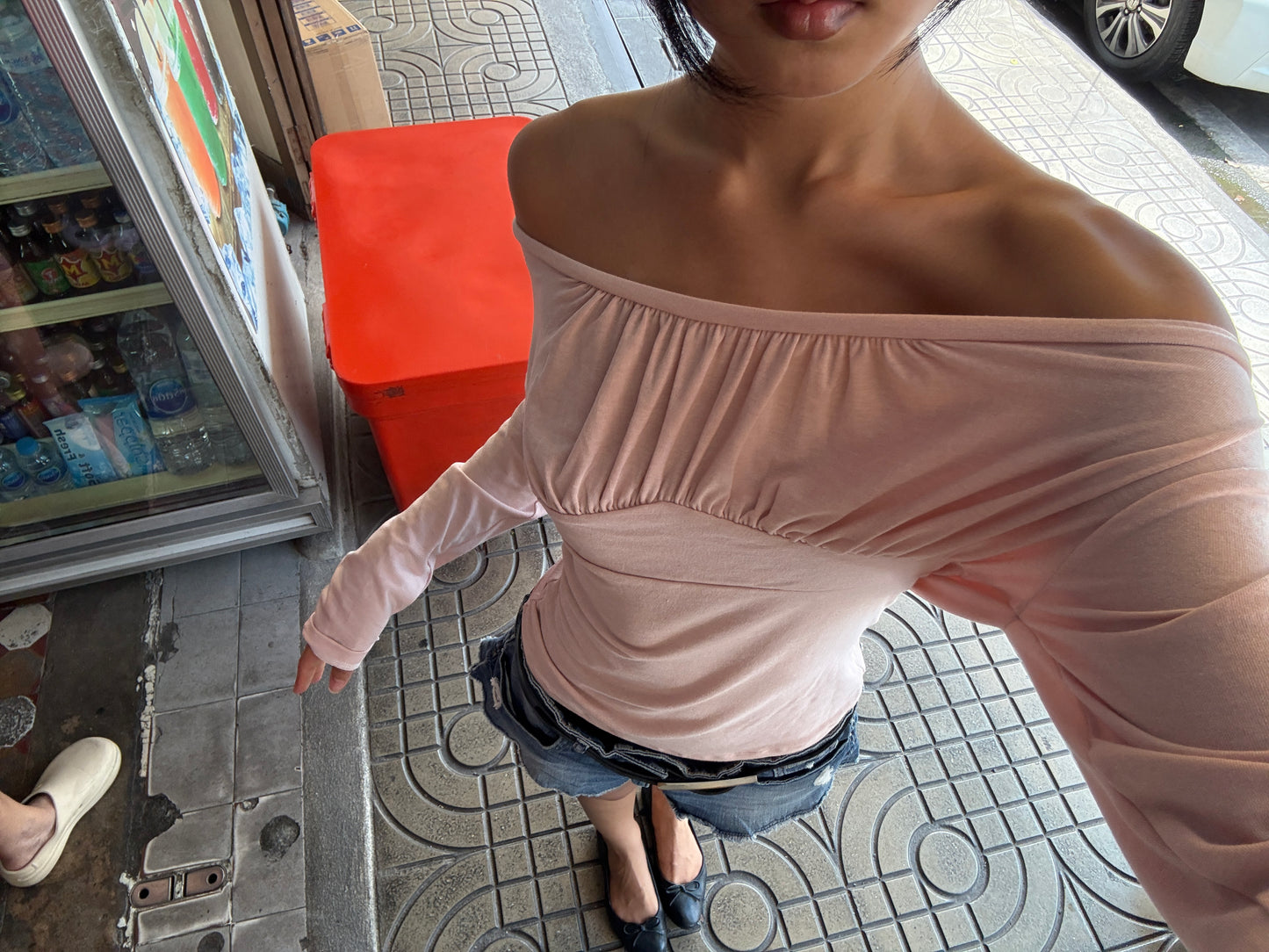 PENNY GATHERED TOP