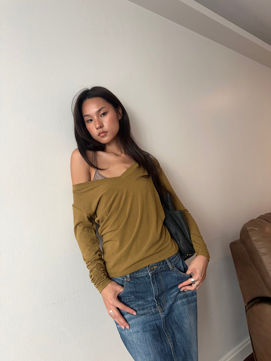 SHAYLA—V NECK TOP
