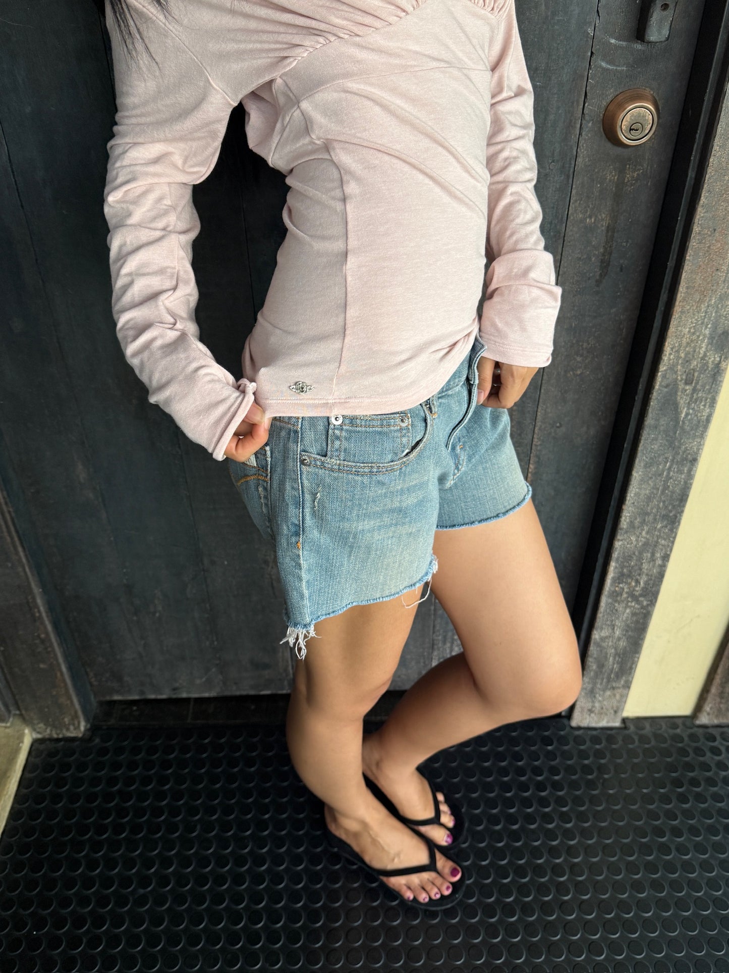 PENNY GATHERED TOP